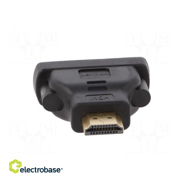 Adapter | HDMI 1.4 | DVI-I (24+5) socket,HDMI plug | black paveikslėlis 5