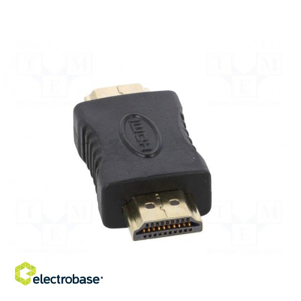 Adapter | HDMI 1.4 | HDMI plug,both sides | black image 5