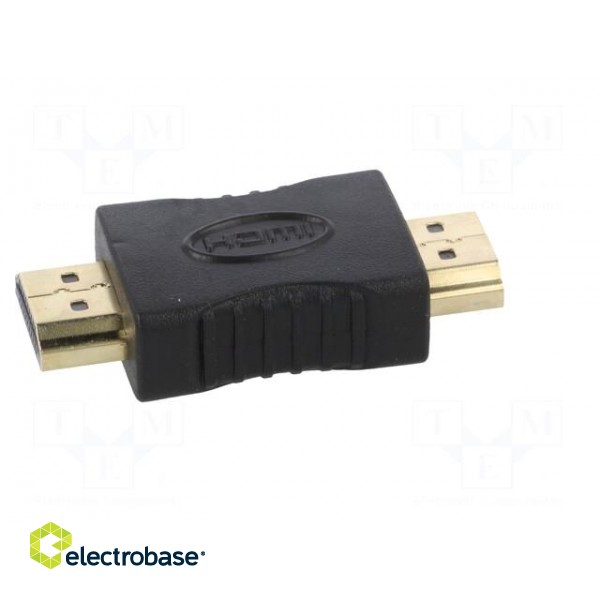 Adapter | HDMI 1.4 | HDMI plug,both sides | Colour: black фото 7