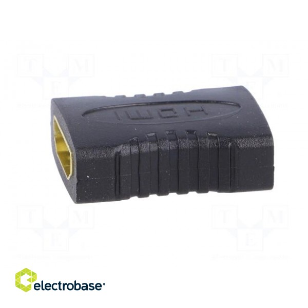 Adapter | HDMI 1.4 | HDMI socket,both sides | Colour: black фото 7