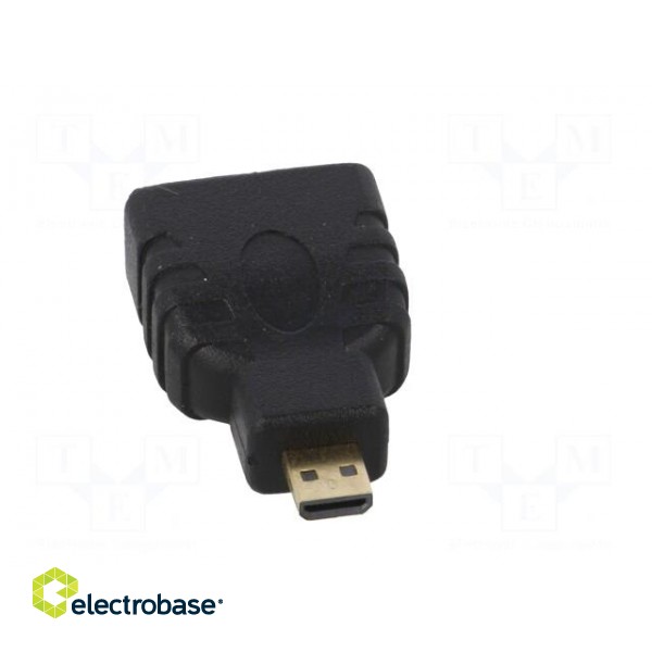 Adapter | HDMI 1.4 | HDMI socket,HDMI micro plug | Colour: black фото 5