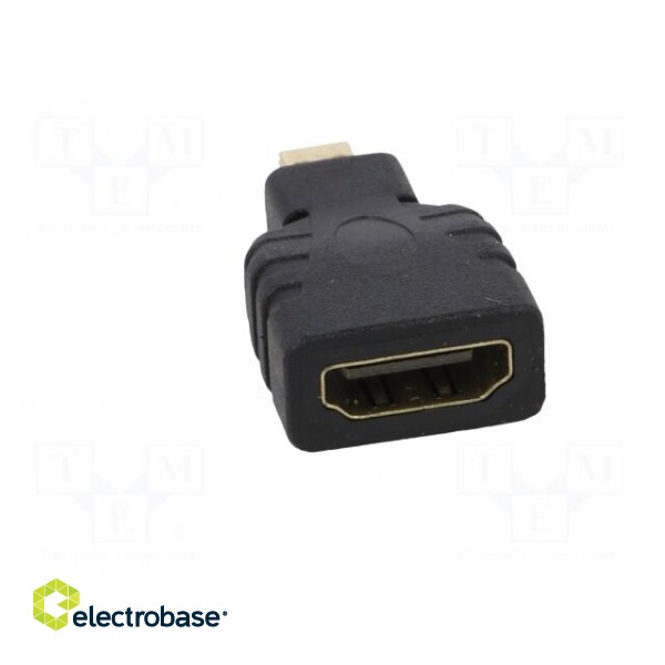Adapter | HDMI 1.4 | HDMI socket,HDMI micro plug | Colour: black фото 9