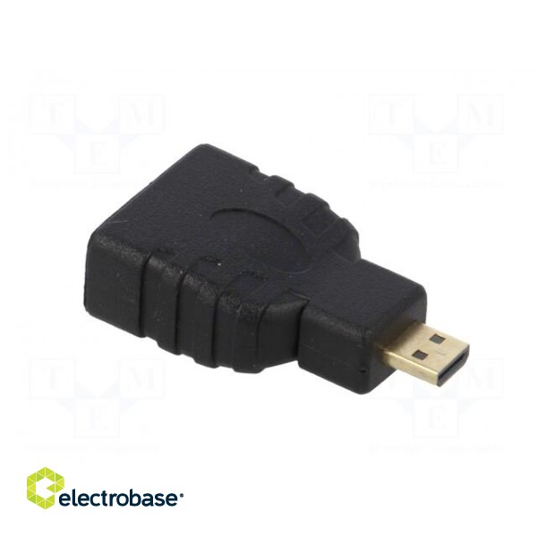 Adapter | HDMI 1.4 | HDMI socket,HDMI micro plug | Colour: black фото 4