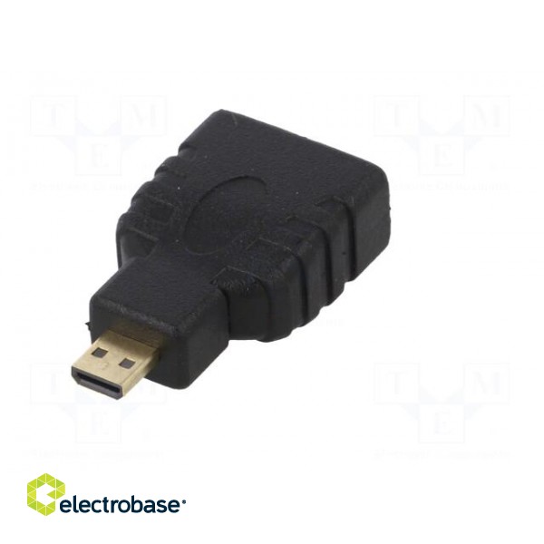 Adapter | HDMI 1.4 | HDMI socket,HDMI micro plug | Colour: black фото 6