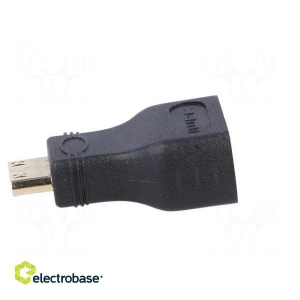 Adapter | HDMI 1.4 | HDMI socket,mini HDMI plug | black image 3