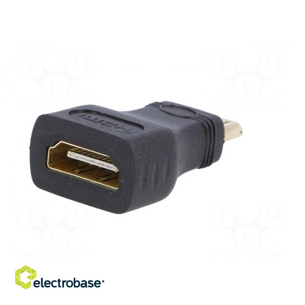 Adapter | HDMI 1.4 | HDMI socket,mini HDMI plug | black image 6