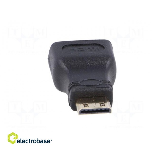 Adapter | HDMI 1.4 | HDMI socket,HDMI mini plug | Colour: black фото 9