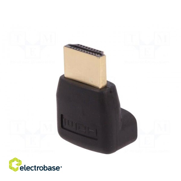 Adapter | HDMI socket 90°,HDMI plug | black image 6