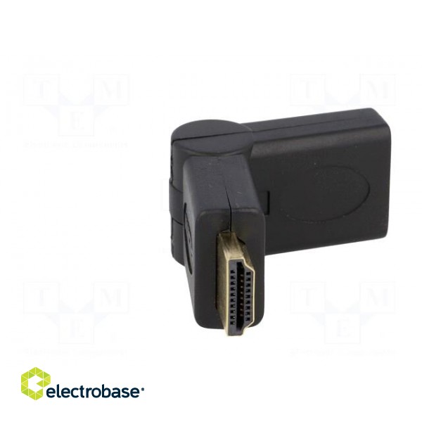 Adapter | HDMI plug,HDMI socket movable ±90° | Colour: black image 9