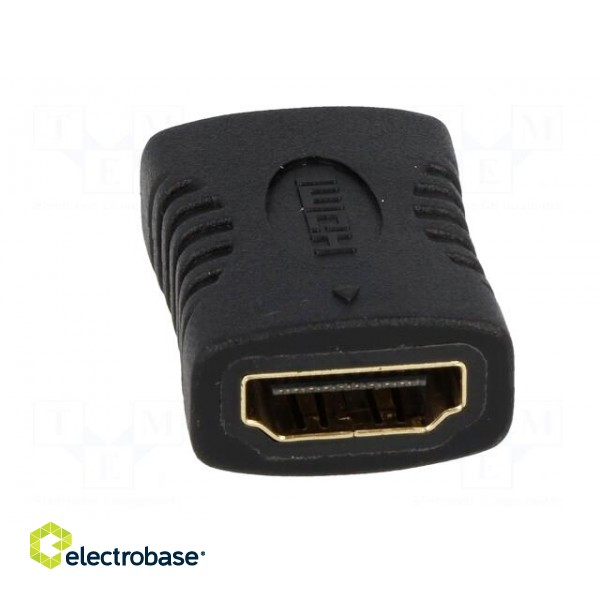 Adapter | HDMI socket,both sides | Colour: black image 9
