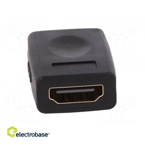 Adapter | HDMI socket,both sides | Colour: black image 9