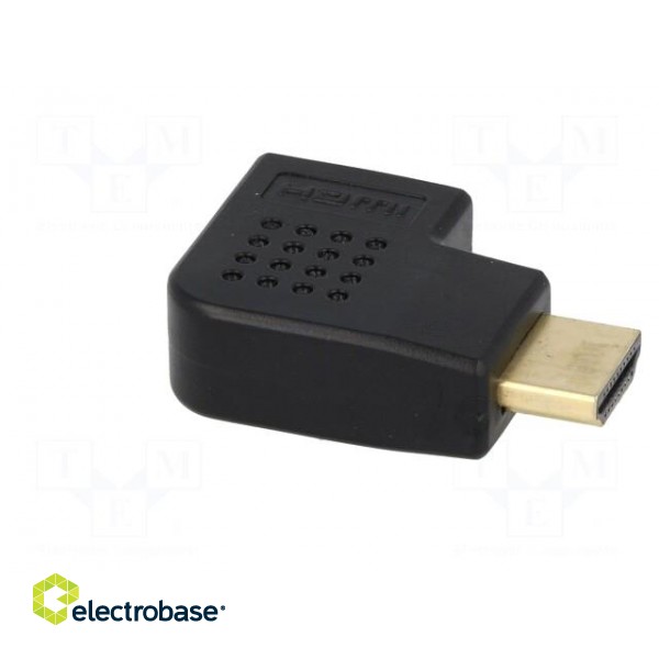 Adapter | HDMI socket,HDMI plug 90° | Colour: black image 8