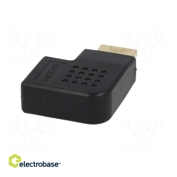Adapter | HDMI socket,HDMI plug 90° | Colour: black image 6