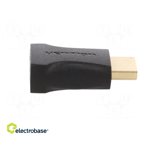 Adapter | HDMI socket,HDMI plug | black фото 3