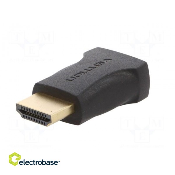 Adapter | HDMI socket,HDMI plug | black фото 6