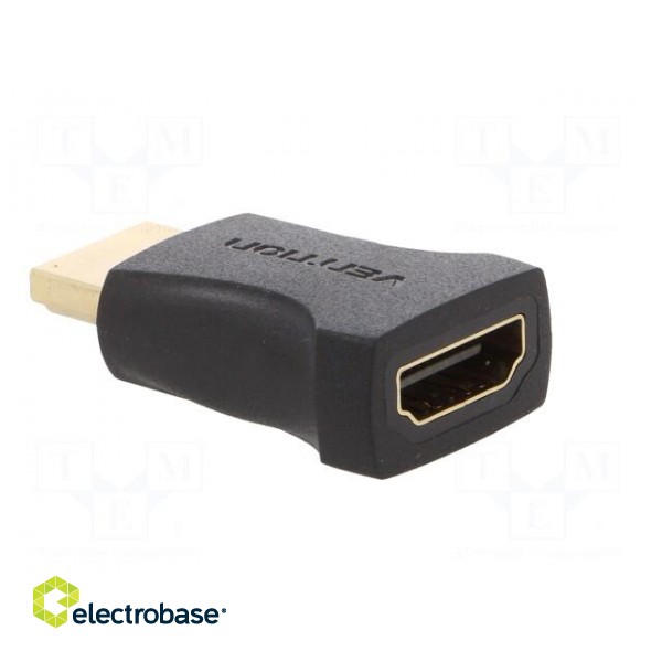 Adapter | HDMI socket,HDMI plug | black фото 8