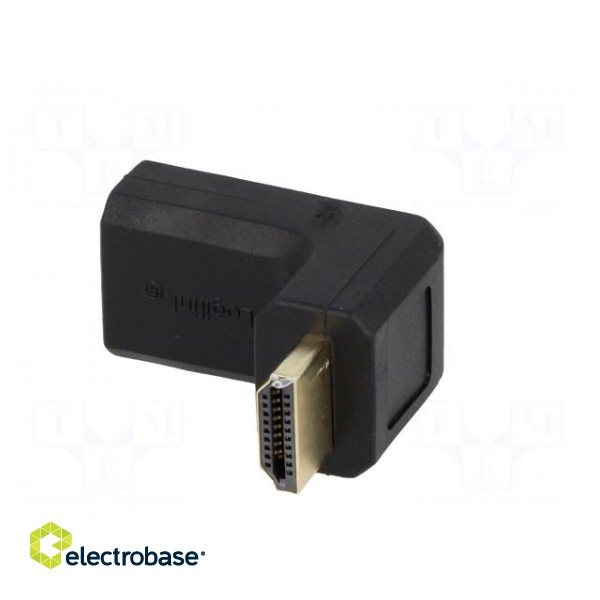 Adapter | HDMI socket,HDMI socket 90° | Colour: black image 4