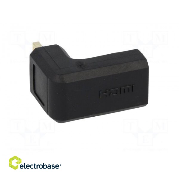 Adapter | HDMI socket,HDMI socket 90° | Colour: black image 7
