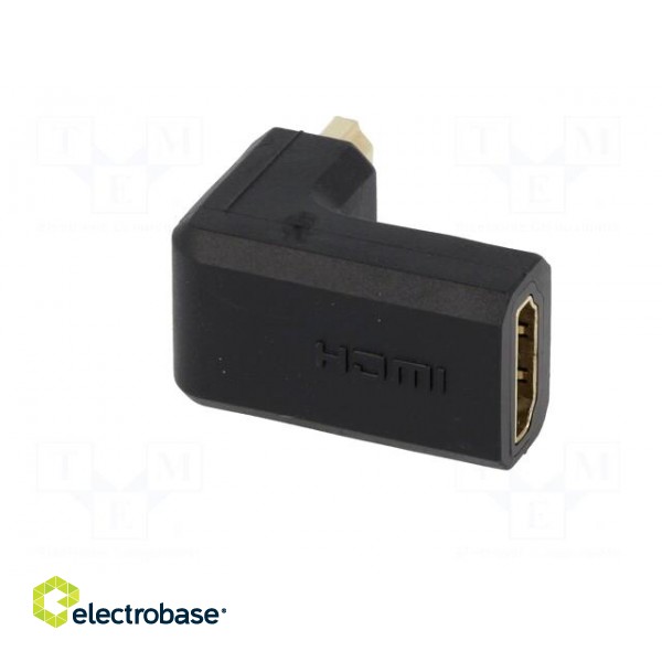 Adapter | HDMI socket,HDMI socket 90° | Colour: black image 8