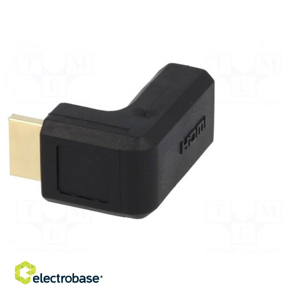 Adapter | HDMI socket,HDMI socket 90° | Colour: black image 6