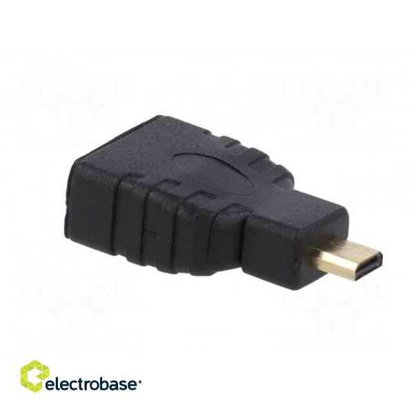Adapter | HDMI socket,micro HDMI plug | black image 4