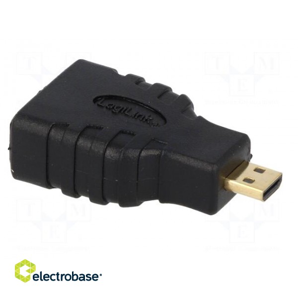 Adapter | HDMI socket,HDMI micro plug | Colour: black image 4