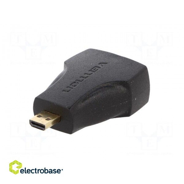 Adapter | HDMI socket,micro HDMI plug | black image 6