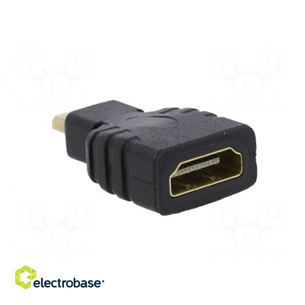 Adapter | HDMI socket,micro HDMI plug | black фото 9