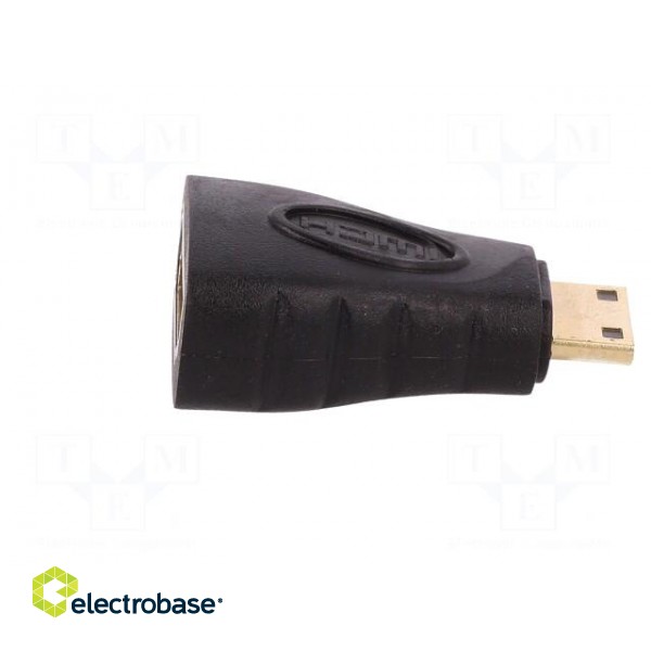 Adapter | HDMI socket,HDMI mini plug | Colour: black image 3