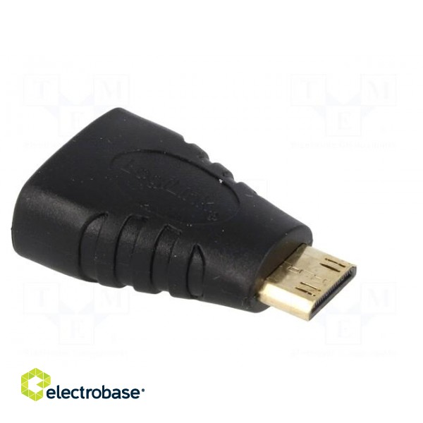 Adapter | HDMI socket,HDMI mini plug | Colour: black image 4