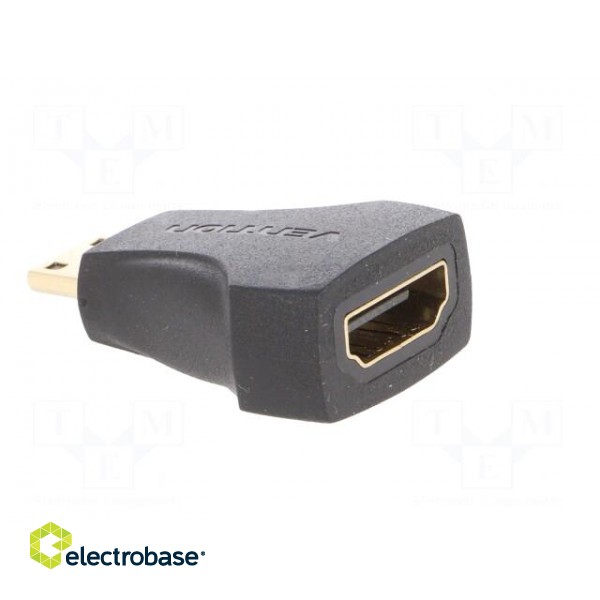 Adapter | HDMI socket,mini HDMI plug | black фото 8