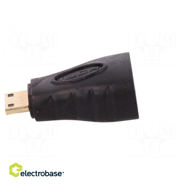 Adapter | HDMI socket,HDMI mini plug | Colour: black image 7