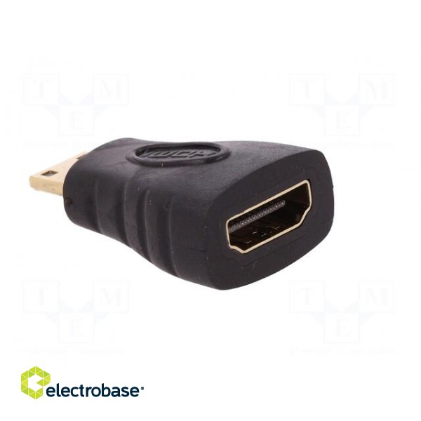Adapter | HDMI socket,mini HDMI plug | black image 8