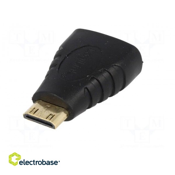 Adapter | HDMI socket,HDMI mini plug | Colour: black image 6