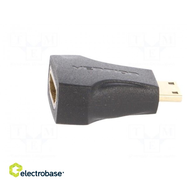 Adapter | HDMI socket,mini HDMI plug | black фото 3