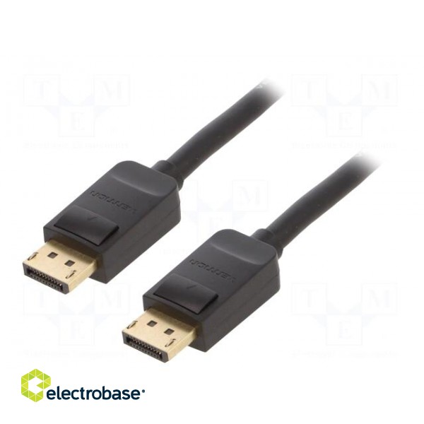 Cable | DisplayPort 1.2 | DisplayPort plug,both sides | PVC | Len: 2m