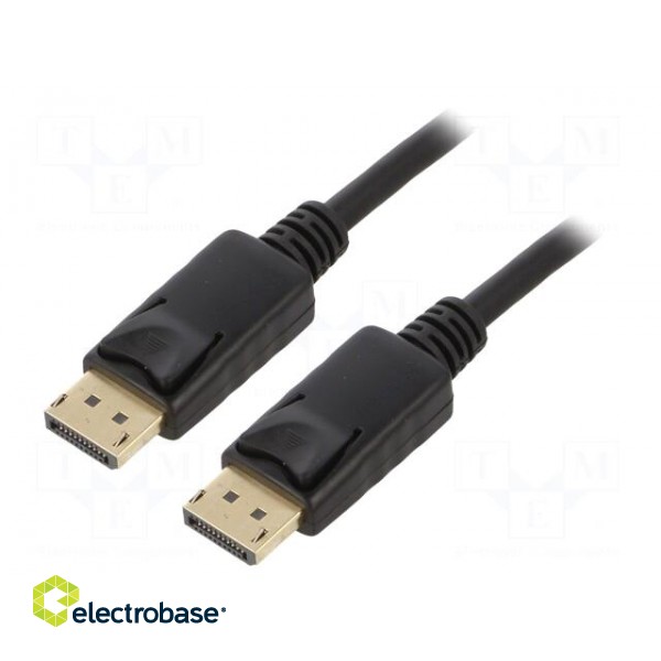 Cable | DisplayPort 1.2,HDCP | DisplayPort plug,both sides | 3m