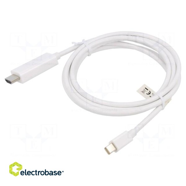 Cable | DisplayPort 1.2,HDMI 2.0 | 2m | white