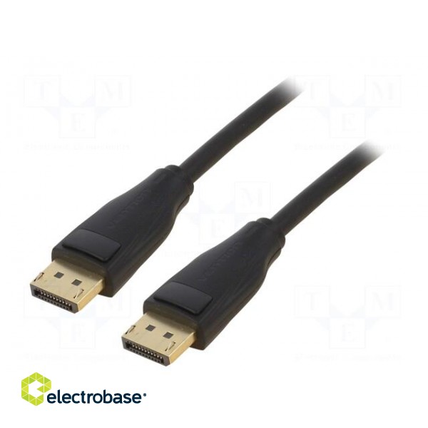 Cable | DisplayPort 1.4 | DisplayPort plug,both sides | PVC | Len: 2m