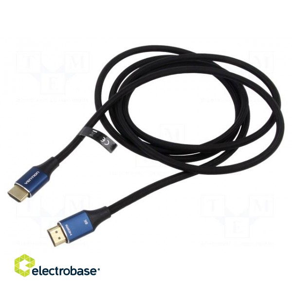 Cable | DisplayPort 1.4 | DisplayPort plug,both sides | PVC | Len: 3m