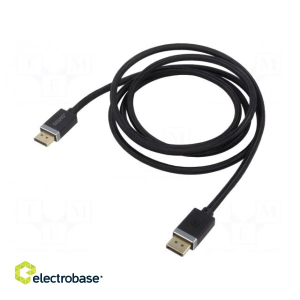 Cable | DisplayPort 1.4 | DisplayPort plug,both sides | textile | 2m