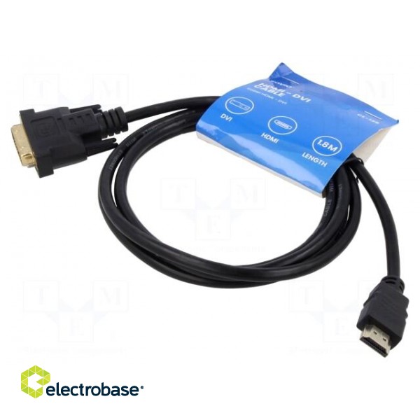 Cable | Ethernet,HDMI 1.4 | DVI-D (18+1) plug,HDMI plug | Len: 1.8m
