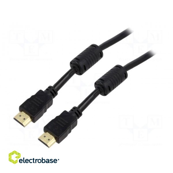 Cable | HDCP 2.2,HDMI 2.0 | HDMI plug,both sides | 1m | black