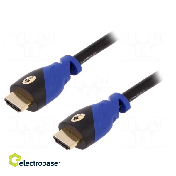 Cable | HDCP 2.2,HDMI 2.0 | HDMI plug,both sides | PVC | 1m