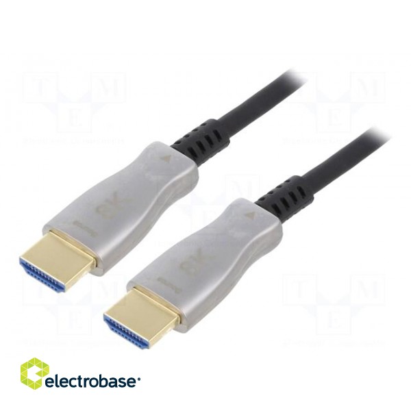 Cable | HDCP 2.2,HDMI 2.1 | HDMI plug,both sides | PVC | Len: 100m
