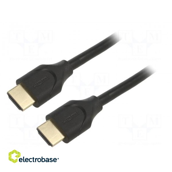 Cable | HDCP 2.2,HDMI 2.1 | HDMI plug,both sides | PVC | 1.5m | black