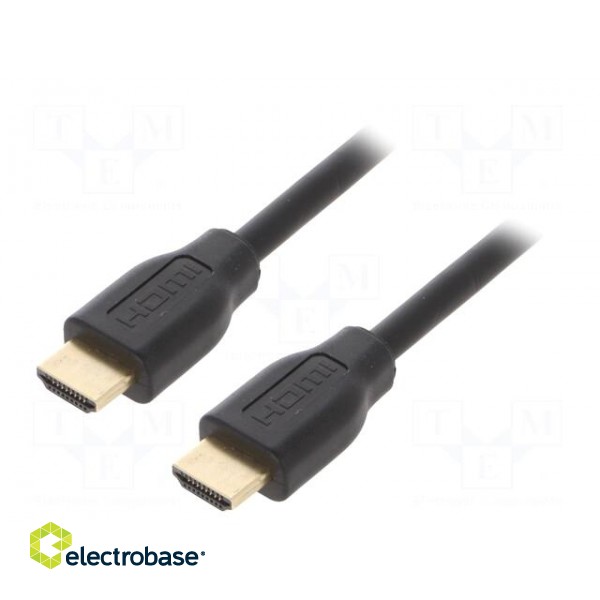 Cable | HDCP,HDMI 2.0 | HDMI plug,both sides | 1m | black