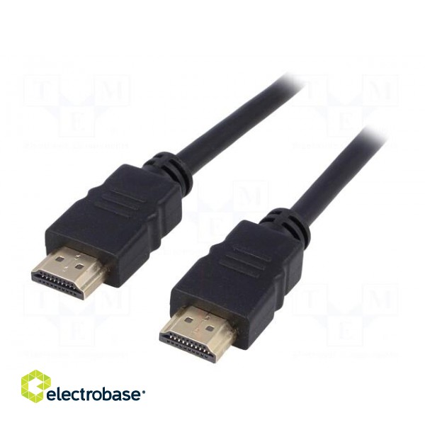 Cable | HDMI 1.4 | HDMI plug,both sides | 5m | black