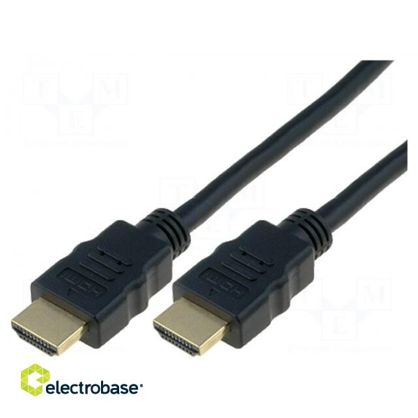 Cable | HDMI 2.0 | HDMI plug,both sides | 2m | black