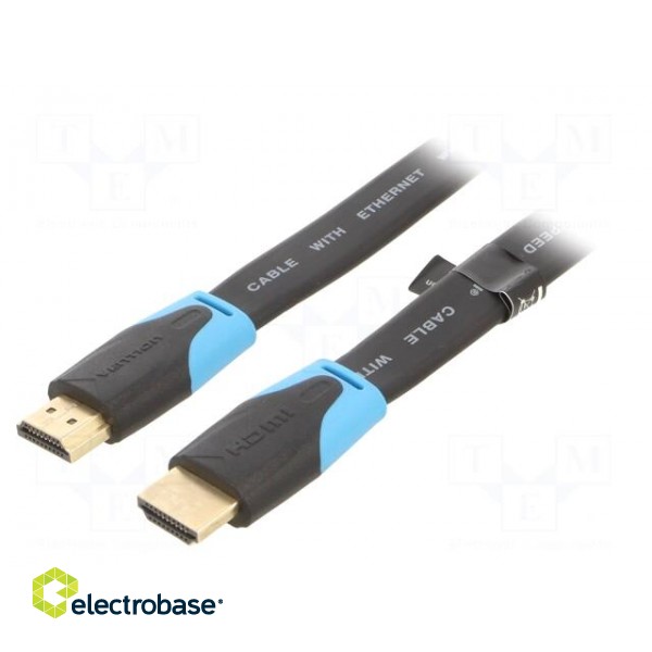 Cable | HDMI 2.0 | HDMI plug,both sides | PVC | 2m | black | 30AWG